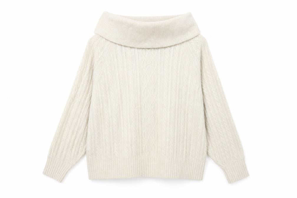 H&M Womens Beige   Pullover Jumper Size M