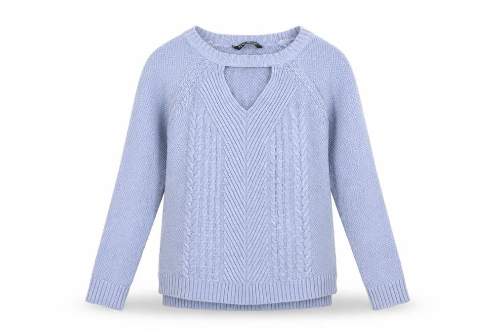 Select Womens Blue   Pullover Jumper Size 8