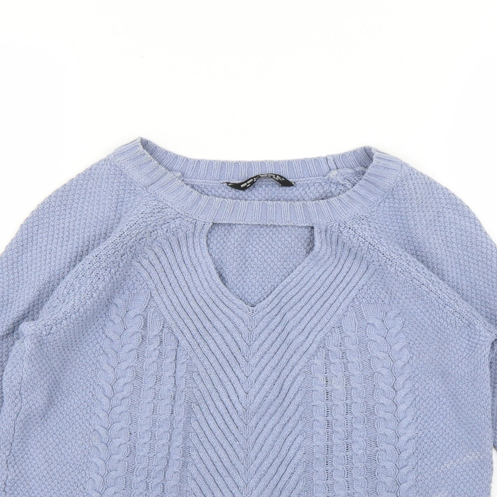 Select Womens Blue   Pullover Jumper Size 8