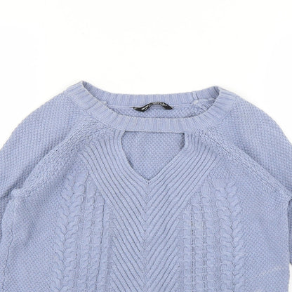 Select Womens Blue   Pullover Jumper Size 8