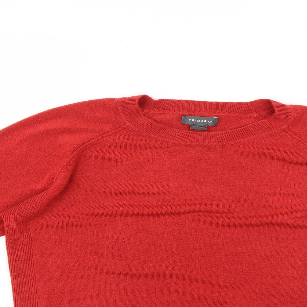 Primark Womens Red   Pullover Jumper Size 12