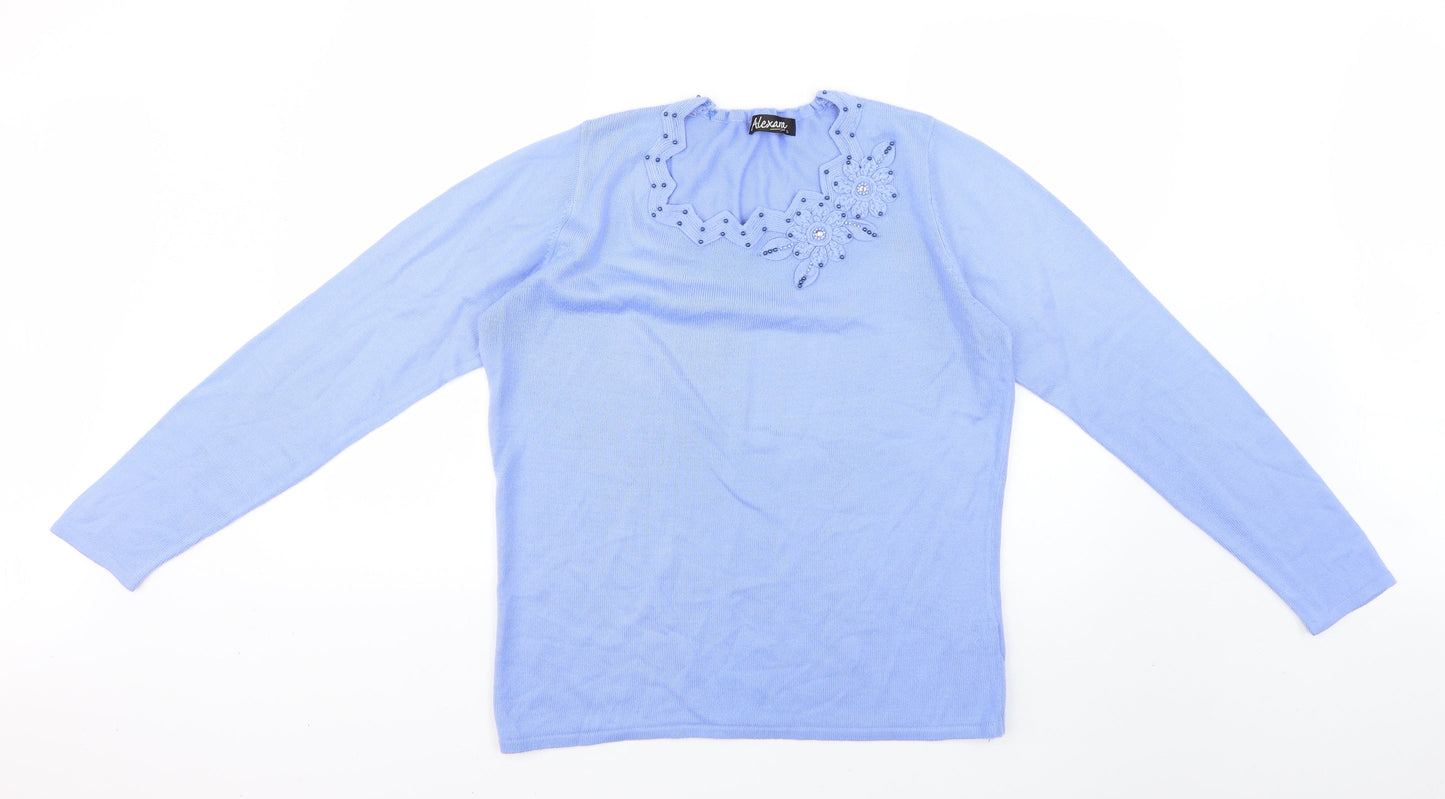 alexara Womens Blue    Jumper Size S