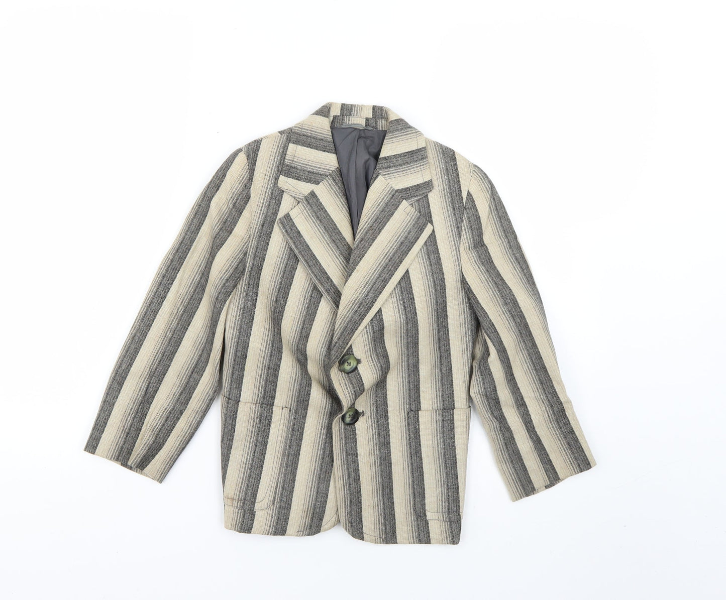 truetex Girls Multicoloured Striped  Jacket Blazer Size 2 Years
