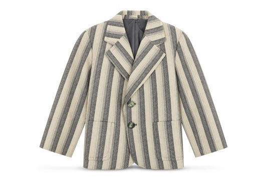 truetex Girls Multicoloured Striped  Jacket Blazer Size 2 Years