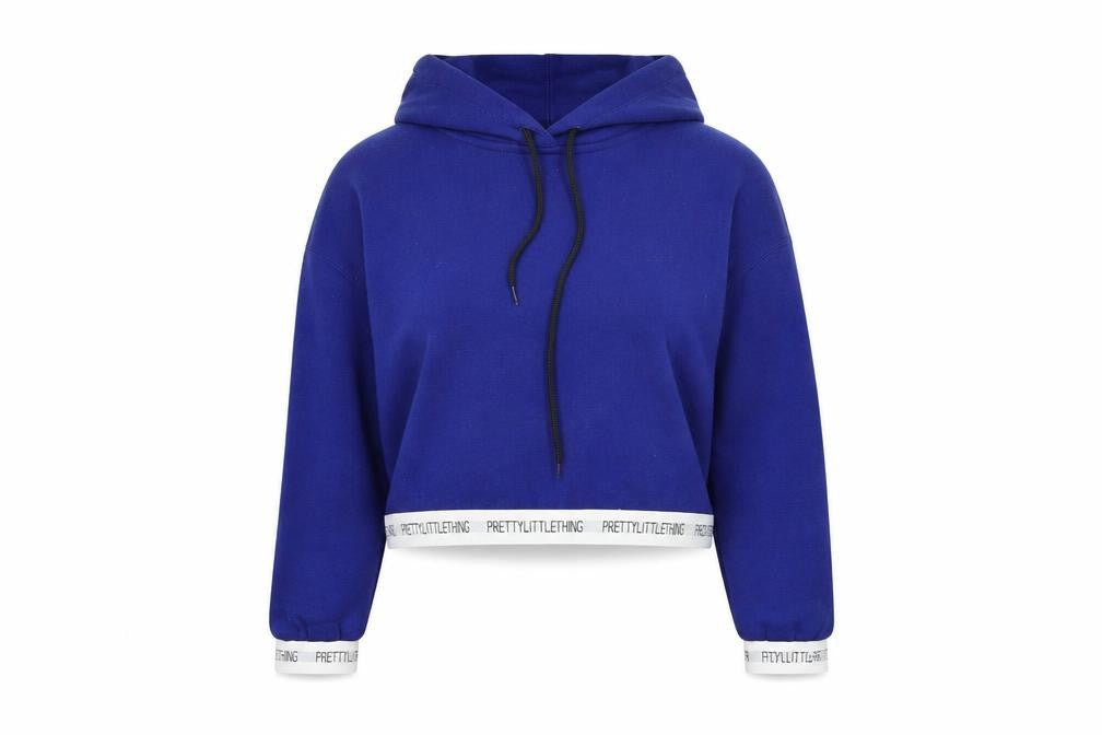 PRETTYLITTLETHING Womens Blue   Henley Jumper Size M