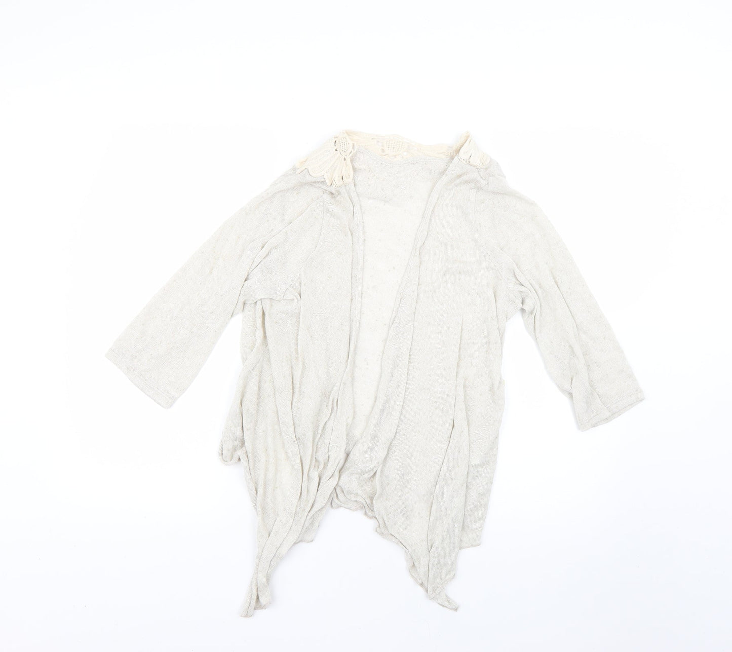 Per Una Womens Beige   Cardigan Jumper Size 18