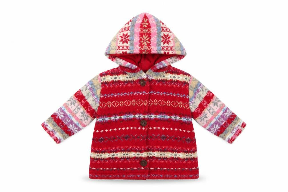 Gap Baby Multicoloured Geometric  Basic Coat Coat Size 9-12 Months