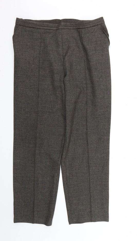 Marks and Spencer Womens Brown   Trousers  Size 16 L26 in