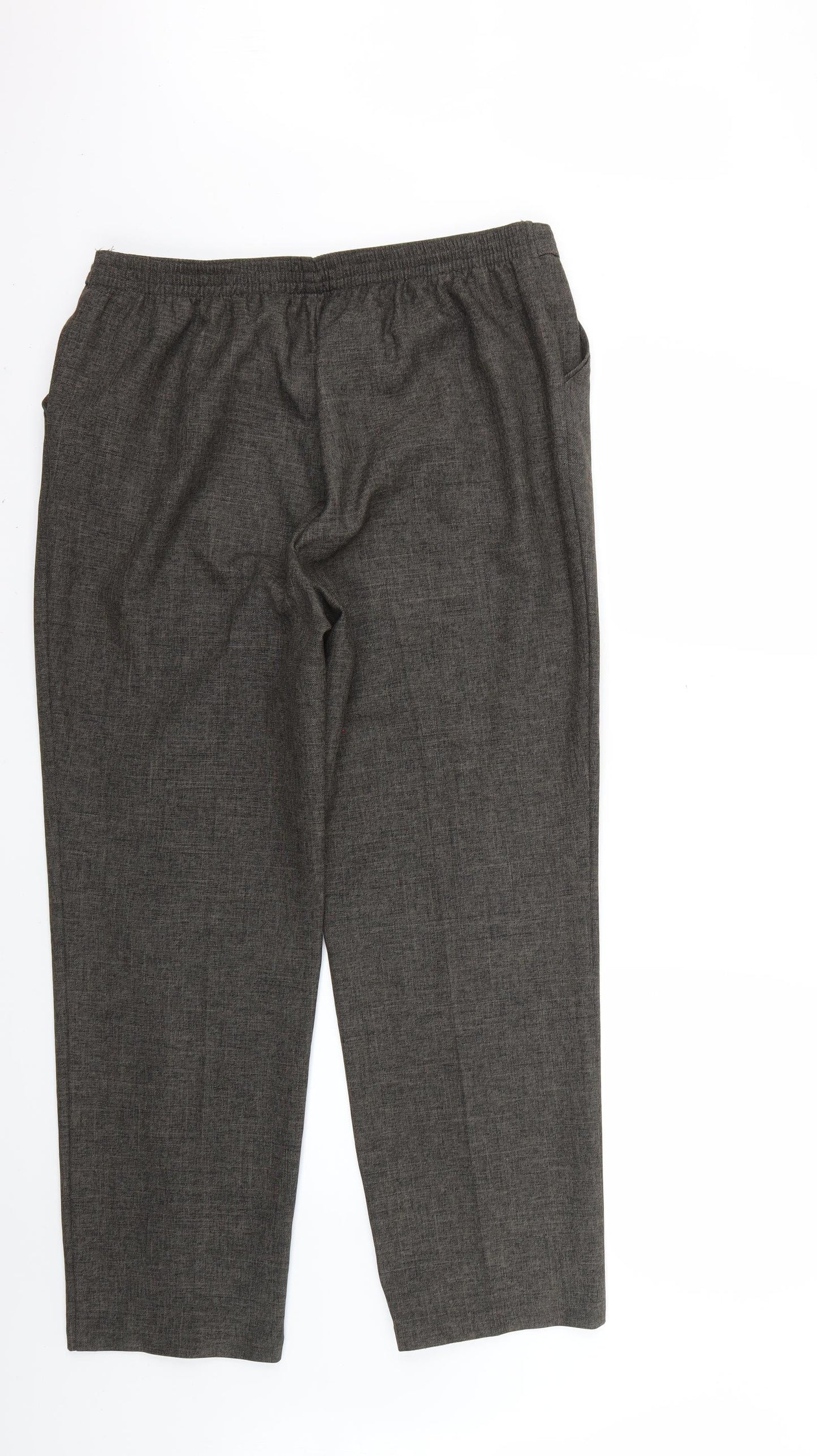 Marks and Spencer Womens Brown   Trousers  Size 16 L26 in