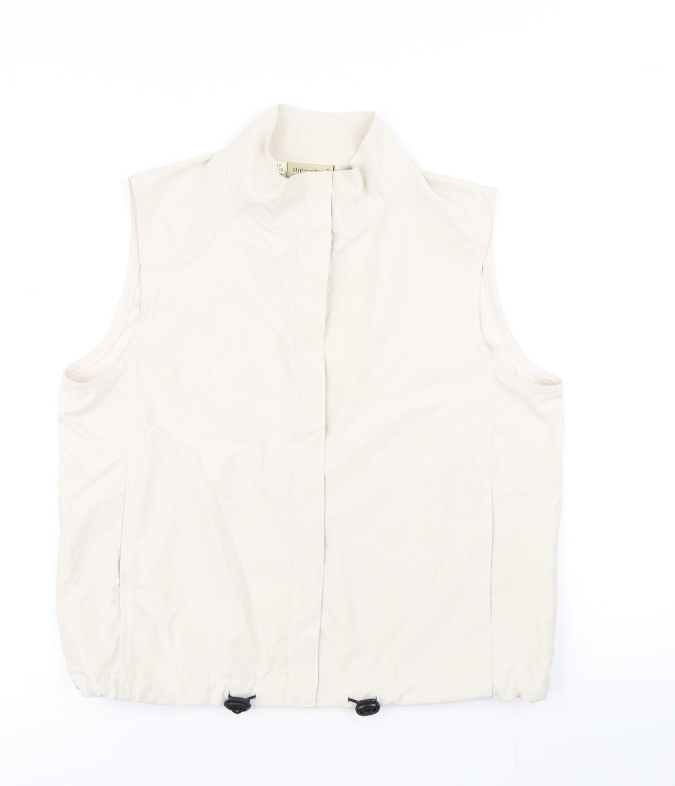 Atmosphere Womens Beige   Basic Blouse Size 12  - Velcro fastening