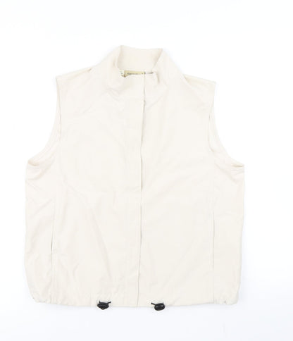 Preloved Atmosphere Womens Beige   Basic Blouse Size 12  - Velcro fastening - Front