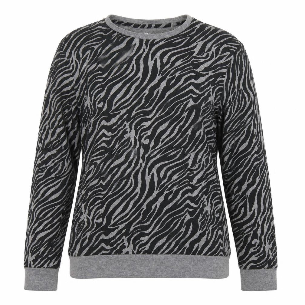 NEXT Womens Black Animal Print  Basic T-Shirt Size S