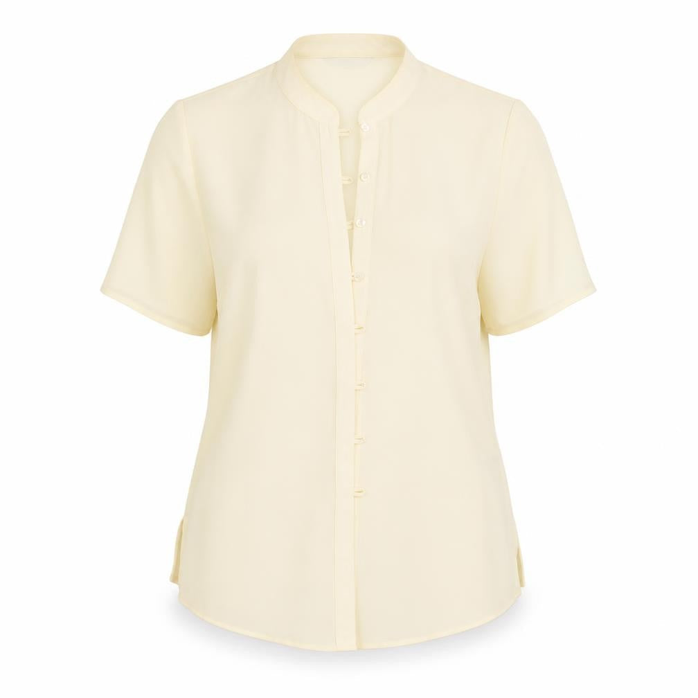 Marks & Spencer Womens Ivory   Basic Button-Up Size 12