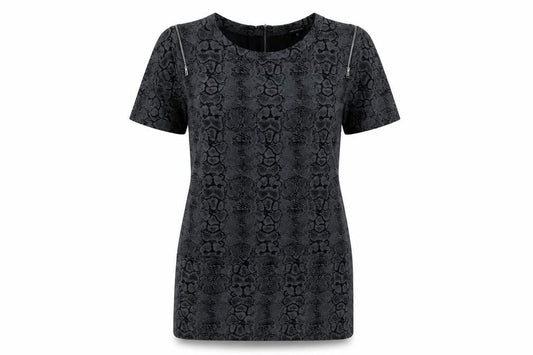 Limited Collection Womens Black Animal Print  T-Shirt Dress  Size 10