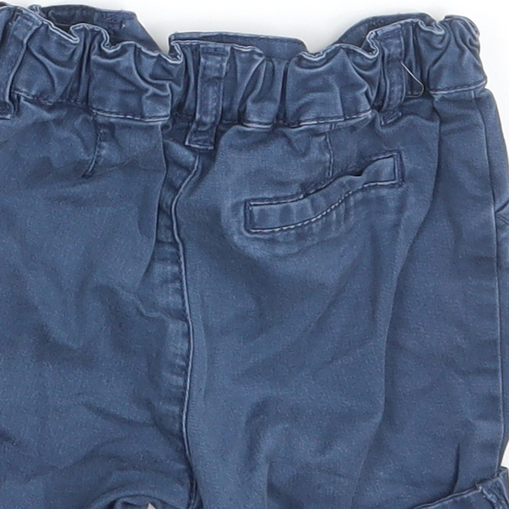 MAX Baby Blue  Denim Cropped Trousers Size 12-18 Months  - Waist 18in