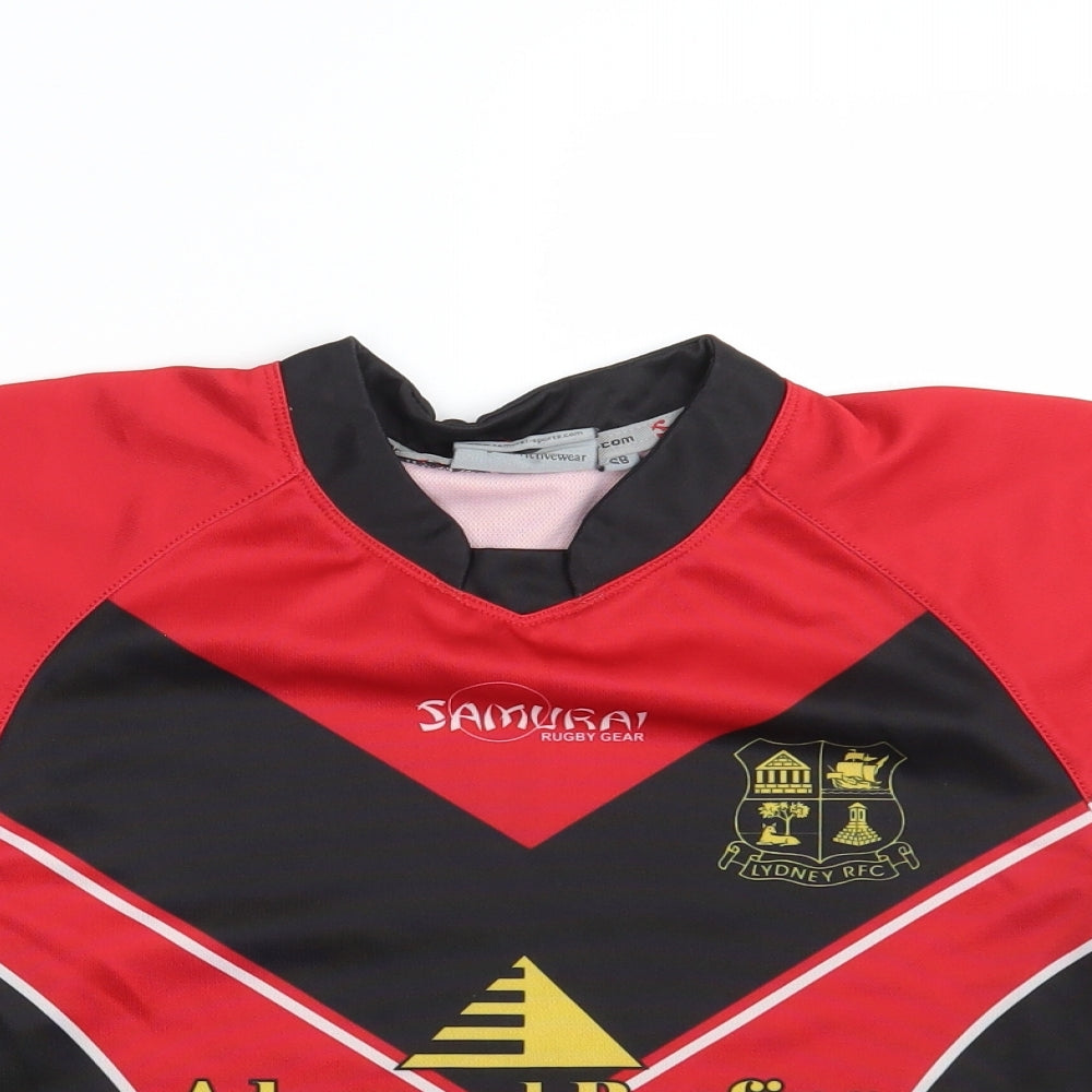 Samurai Boys Red   Basic T-Shirt Size S