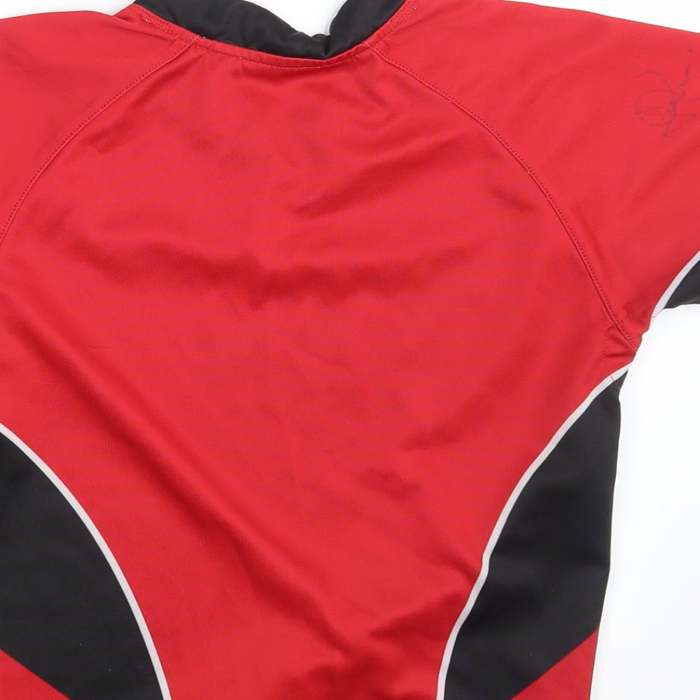 Samurai Boys Red   Basic T-Shirt Size S