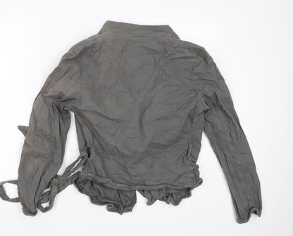 Warehouse Womens Grey   Jacket Coat Size 12