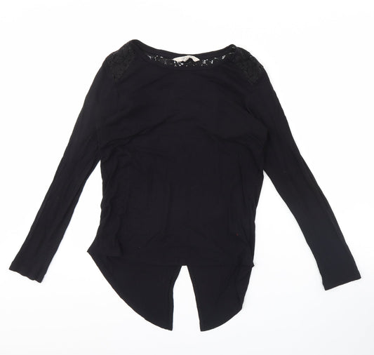 Peacocks Womens Black   Basic Blouse Size 8