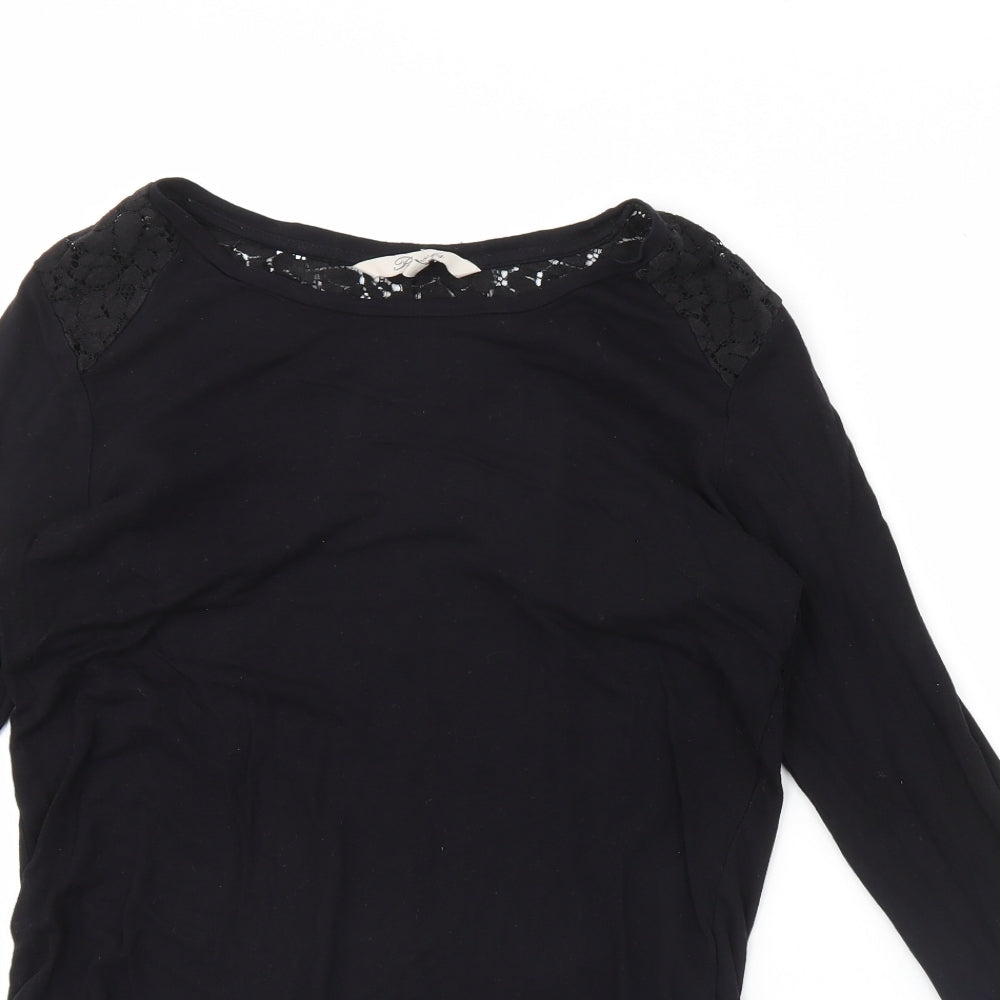 Peacocks Womens Black   Basic Blouse Size 8
