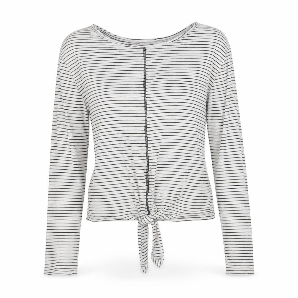 River Island Womens White Striped  Pullover Jumper Size 10