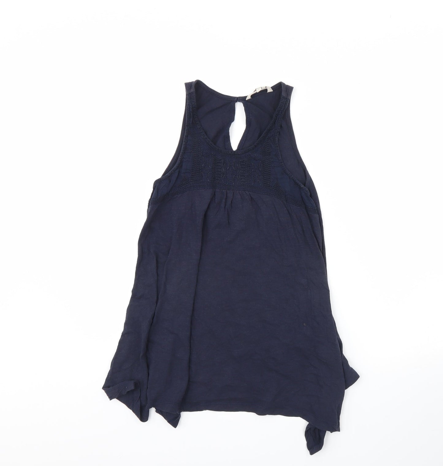 Peacocks Womens Blue   Basic Tank Size 8