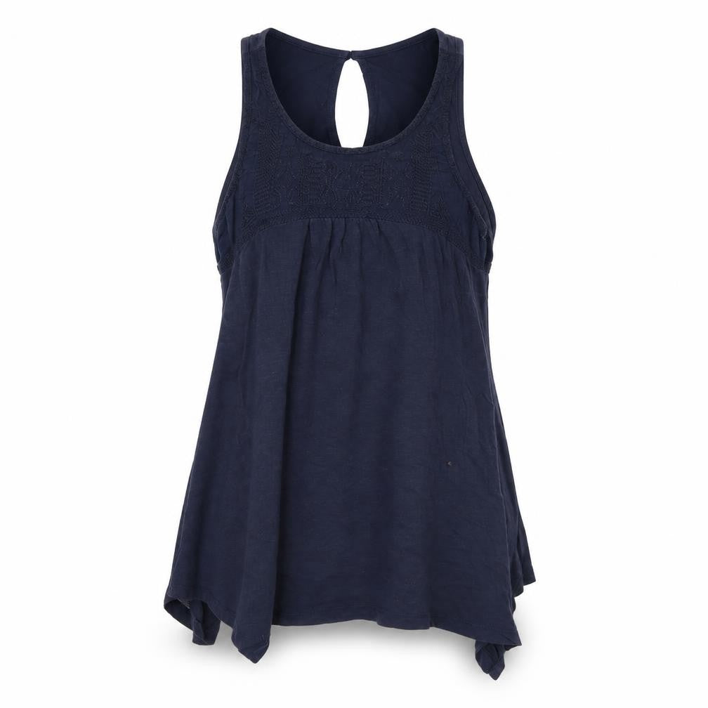 Peacocks Womens Blue   Basic Tank Size 8