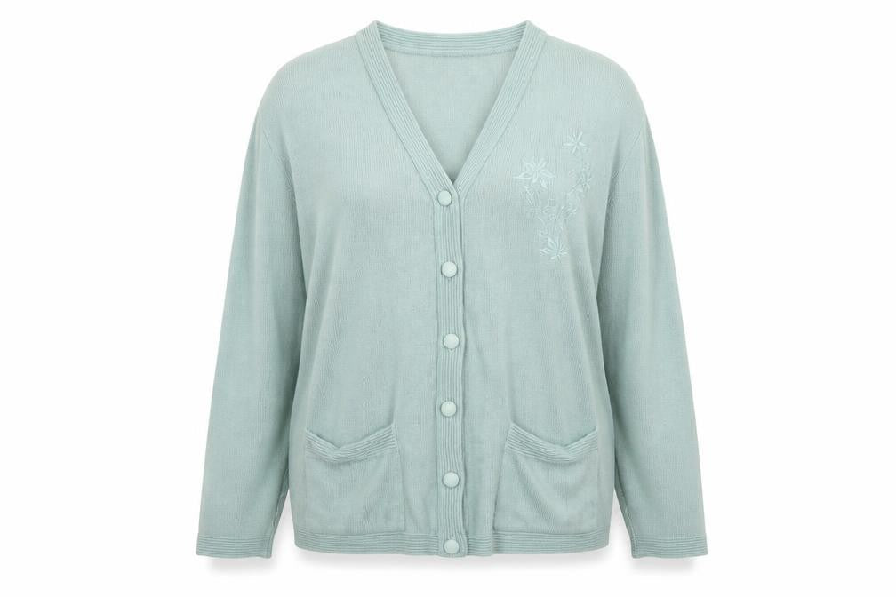 Cae Womens Green   Cardigan Jumper Size XL