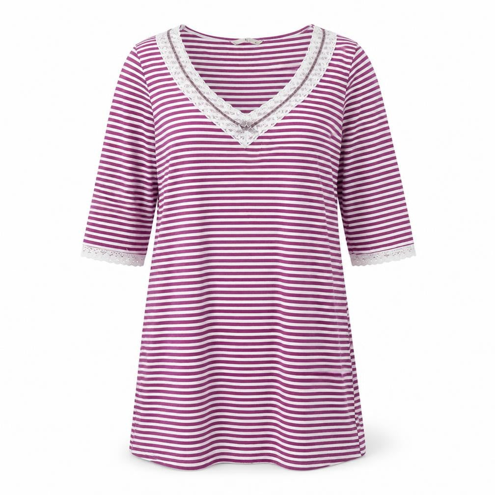 TU Womens Purple Striped  Shift  Size 12