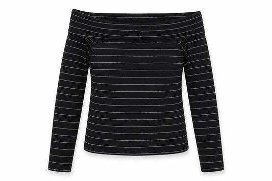 Miss Selfridge Womens Blue Striped  Pullover Sweatshirt Size 12