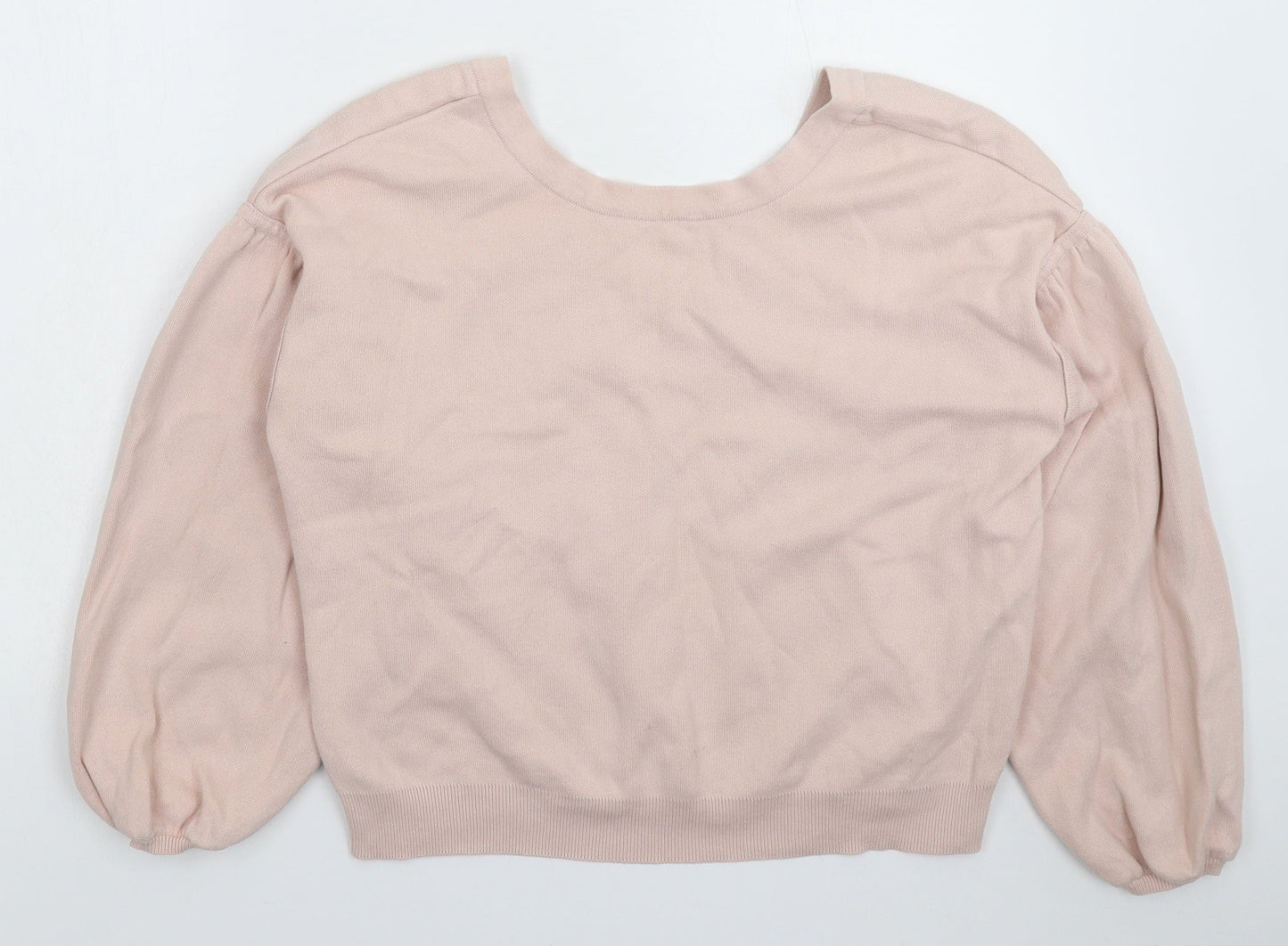 Topshop Womens Pink  Knit Pullover Jumper Size 10