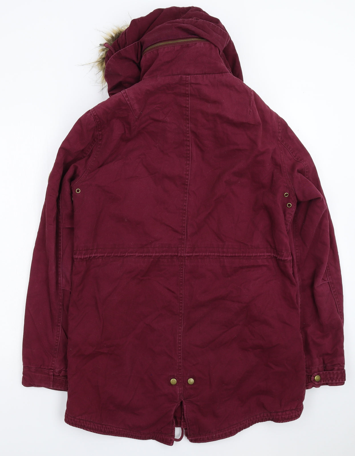Native Youth Womens Purple   Parka Coat Size L