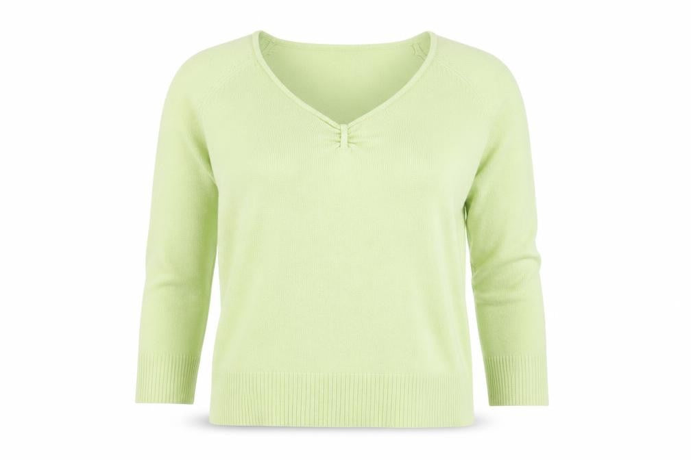 Debbie Morgan Womens Green  Knit Pullover Jumper Size L