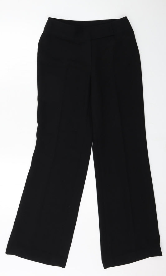 Marks and Spencer Womens Black   Trousers  Size 8 L31 in