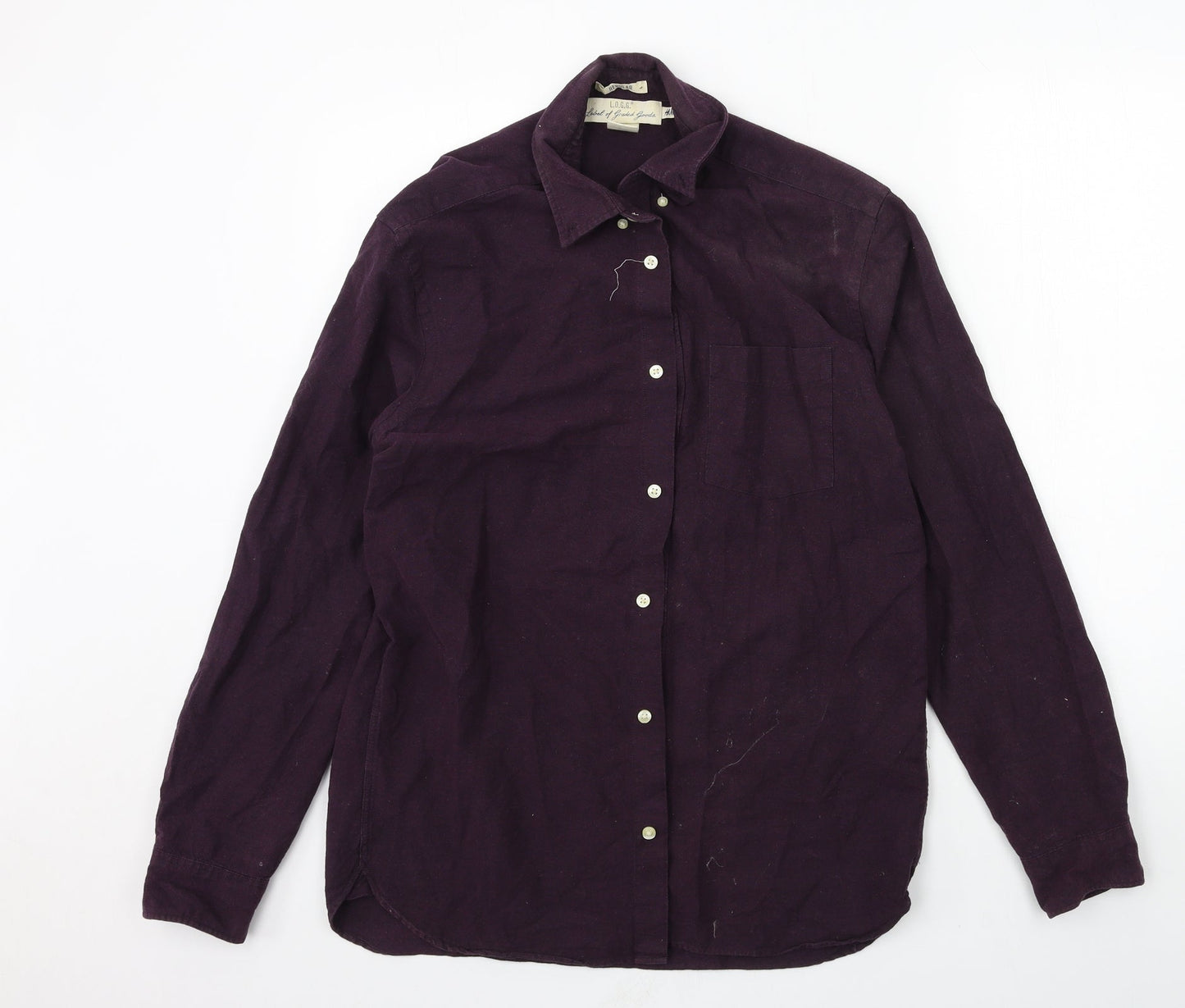 H&M Mens Purple    Button-Up Size M
