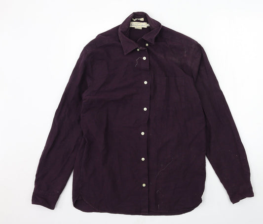 H&M Mens Purple    Button-Up Size M