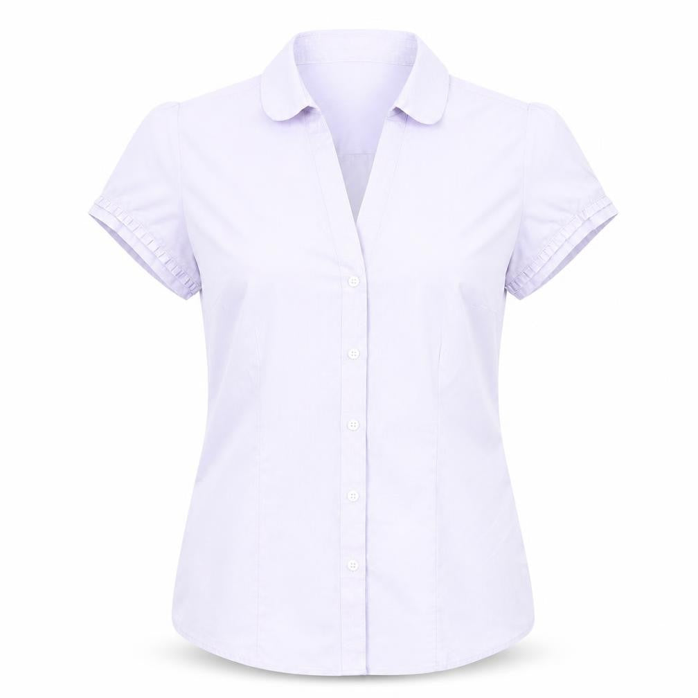 Marks & Spencer Womens Purple   Basic Button-Up Size 10