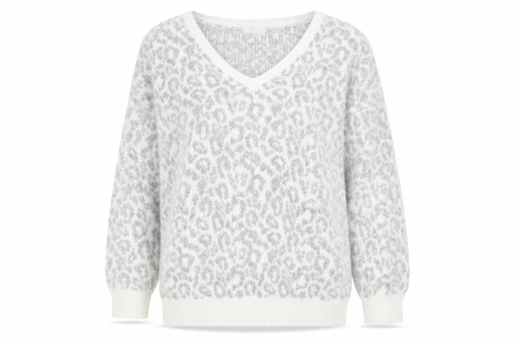 New Look Womens Multicoloured Animal Print  Pullover Jumper Size 12