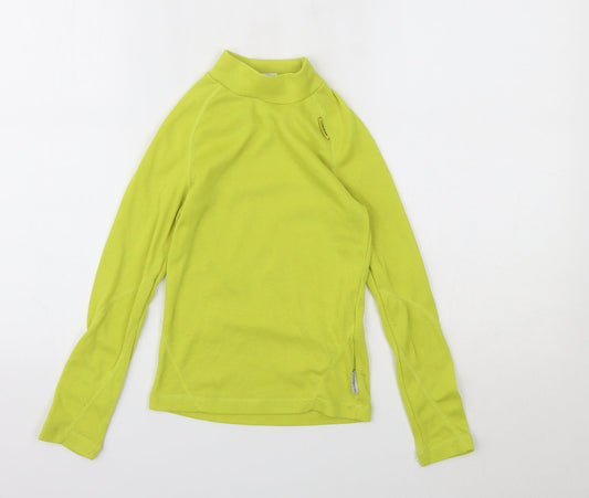 DECATHLON Boys Green   Basic T-Shirt Size 8 Years