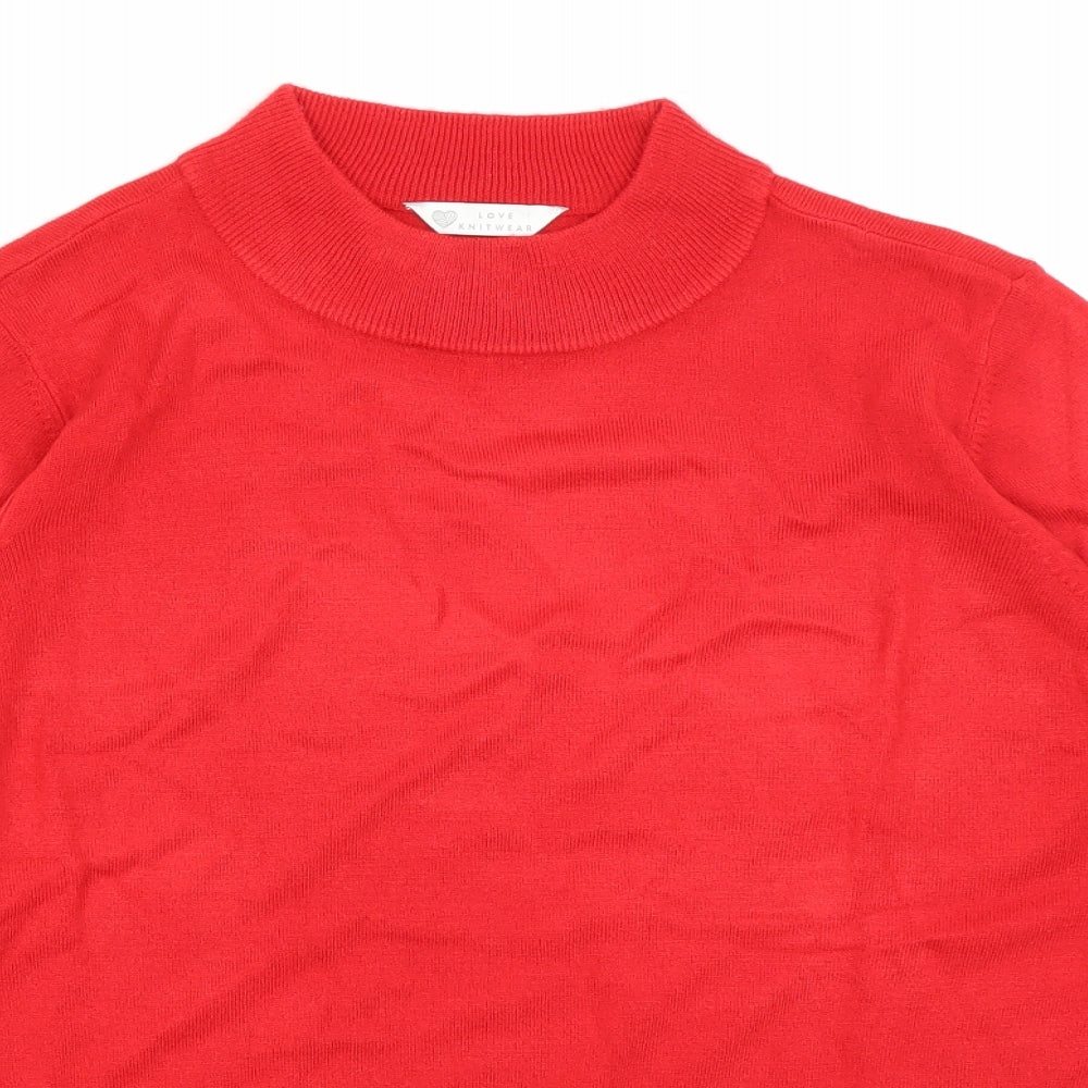Preworn Womens Red   Pullover Jumper Size M