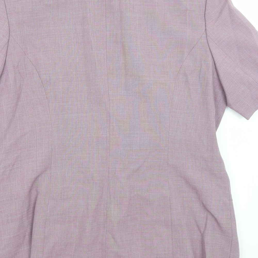 Portafina Womens Purple   Jacket Blazer Size 14
