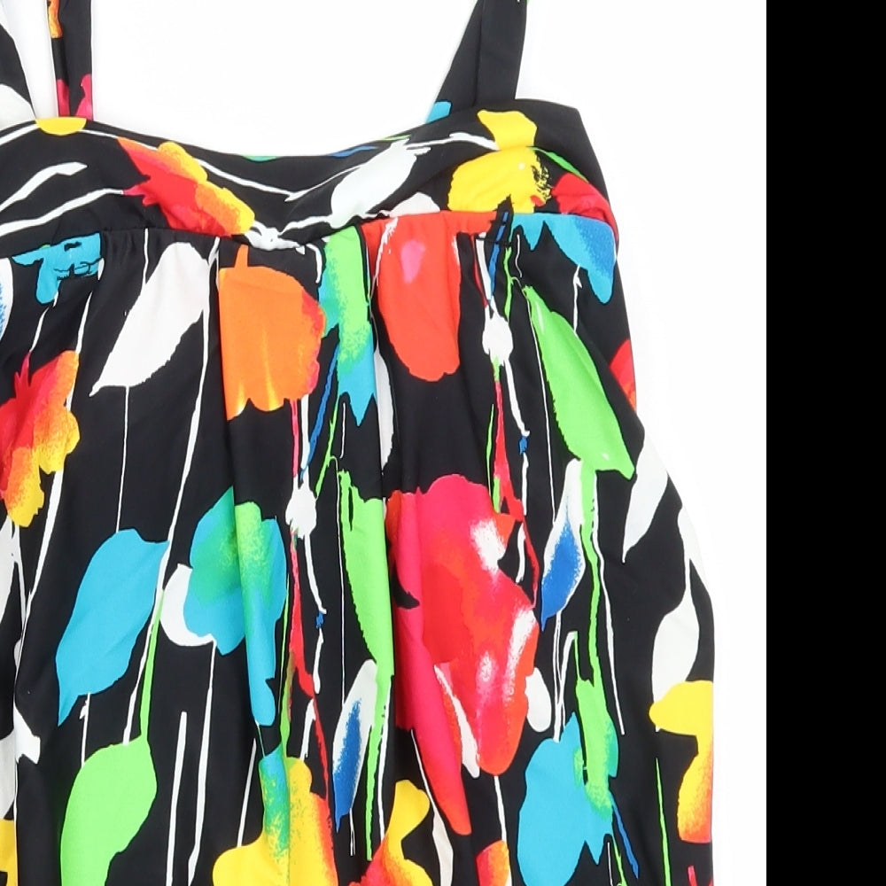 M&Co Womens Black   Basic Tank Size 8