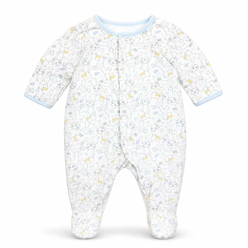 Marks & Spencer Baby White   Babygrow One-Piece Size 0-3 Months  - Animals