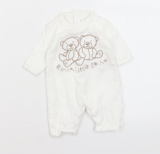 John Rocha Baby White   Romper One-Piece Size Newborn  - Bears