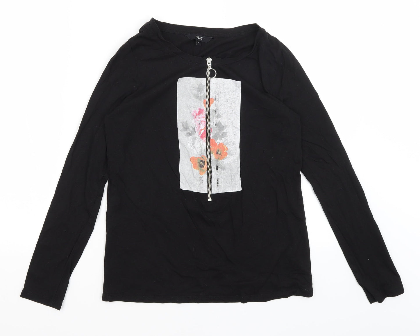 NEXT Womens Black   Basic T-Shirt Size 6