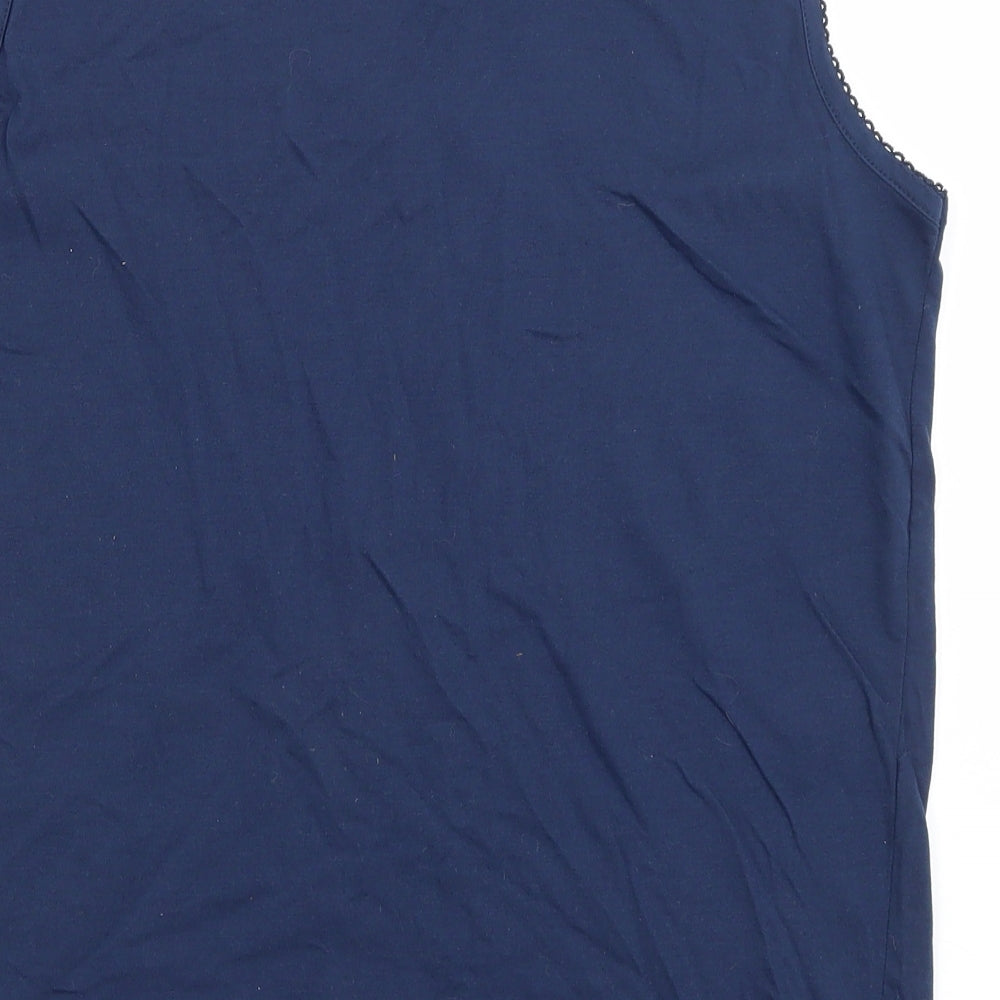 Casual Club Womens Blue   Basic Tank Size L