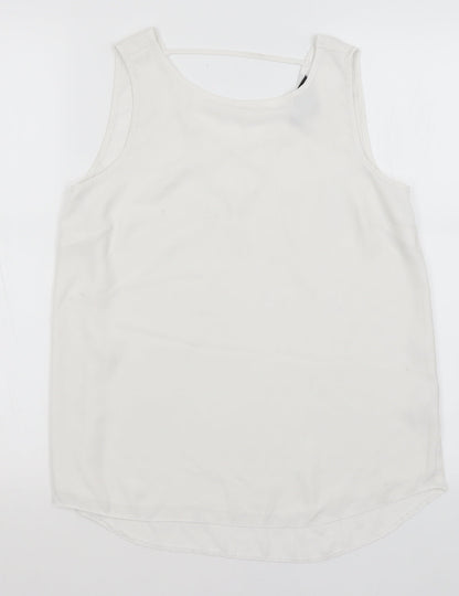Dorothy Perkins Womens White   Basic Tank Size 8