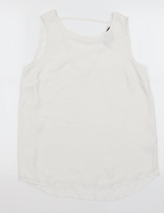Dorothy Perkins Womens White   Basic Tank Size 8
