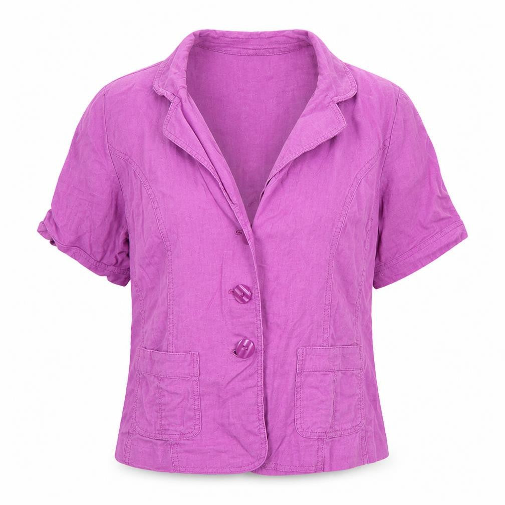 EWM Womens Purple   Jacket Blazer Size 16