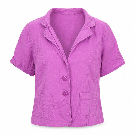 EWM Womens Purple   Jacket Blazer Size 16